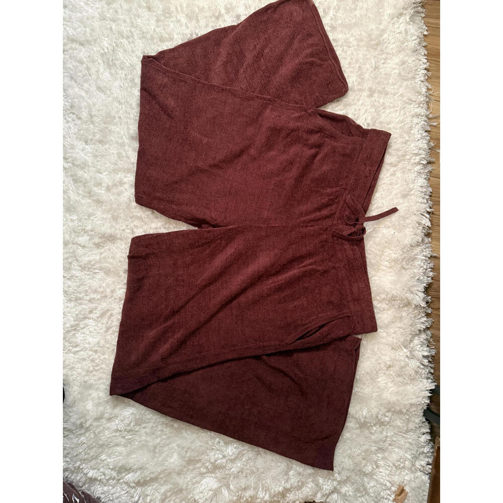 NWT! Barefoot Dreams CozyChic® Ultra Lite® Rib Rolled Edge Pants Size XL - Picture 4 of 8